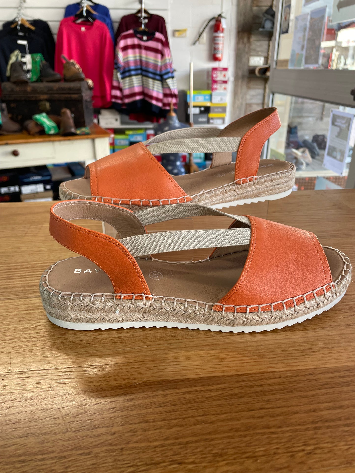Bay Lane Claudia Sandal in Orange