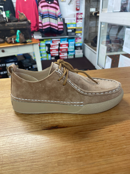Just Bee Carson Tan Suede