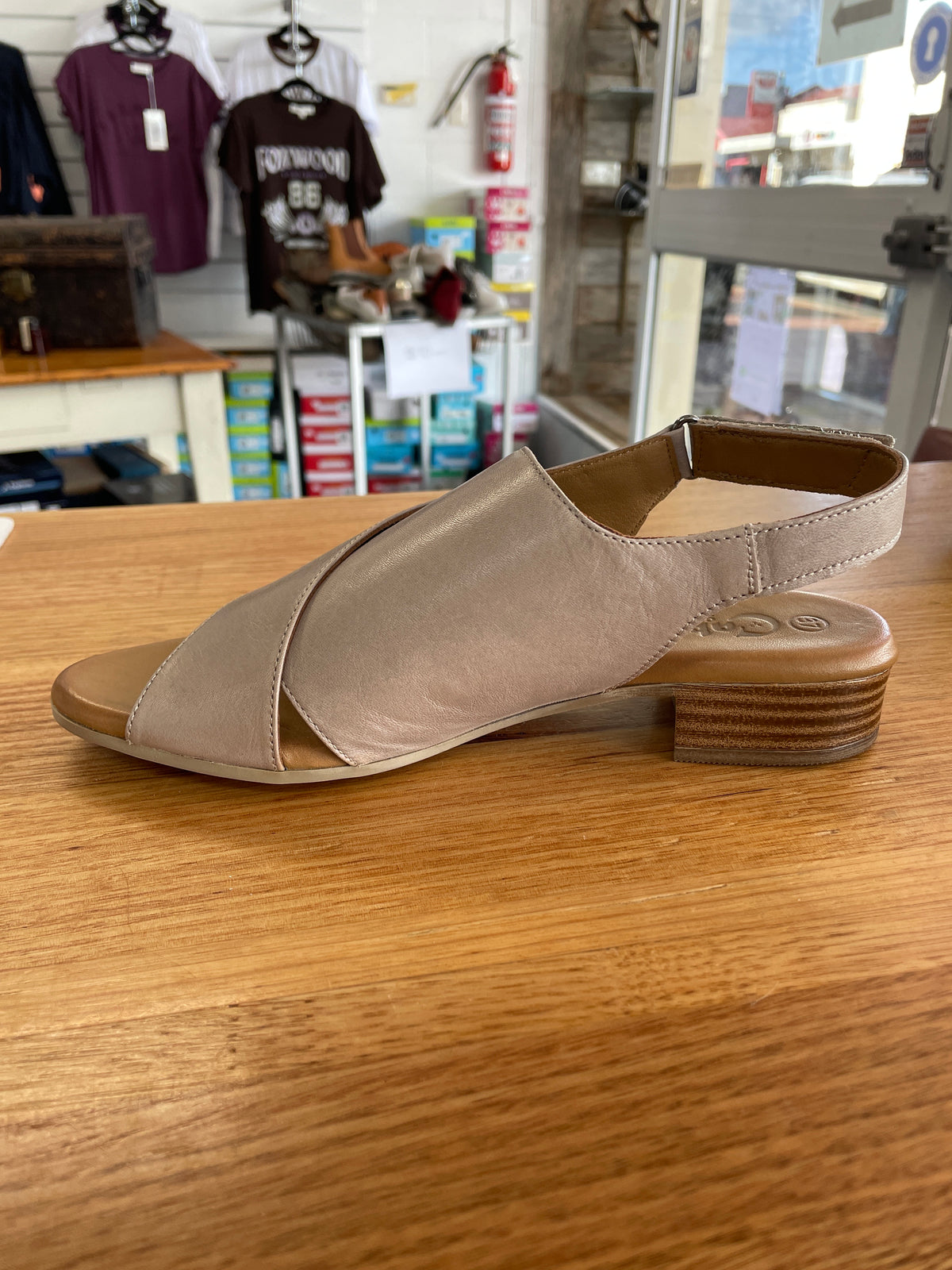 Cabello Sandal Patch Stone